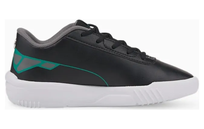 Puma Mercedes F1 Drift Cat Delta V Kinder Motorsportschuhe Schwarz/Grün (306921-04)