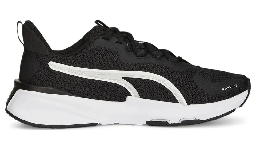 Puma PWRFRAME Training 2 Training Shoes Women 01 – PUMA black/PUMA silver/PUMA white 42.5 Women, Black (377891)