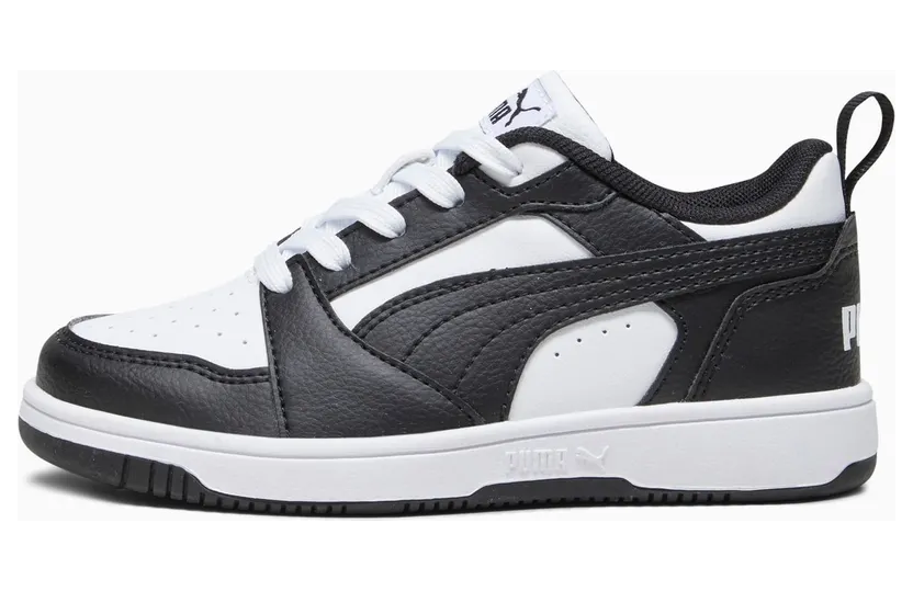 Puma Rebound V6 Lo Kinder Schwarz (393834-01)