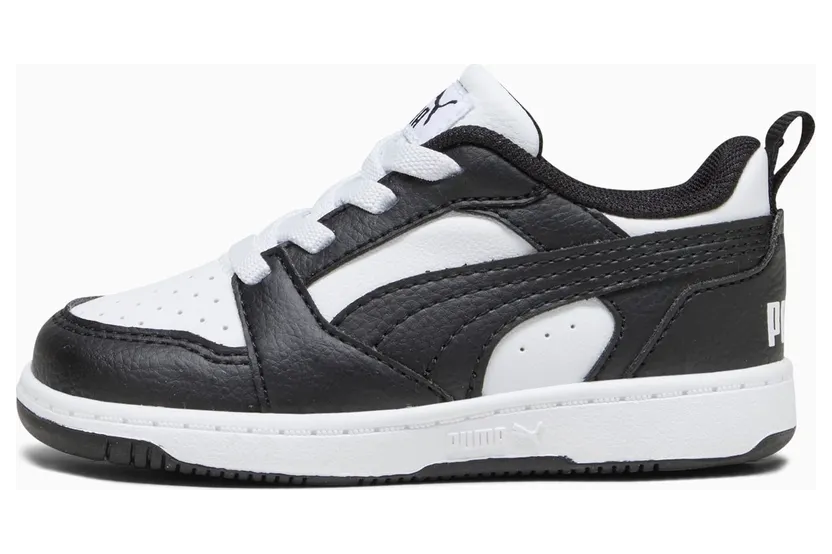Puma Rebound V6 Lo Kleinkinder Schwarz (393835-01)