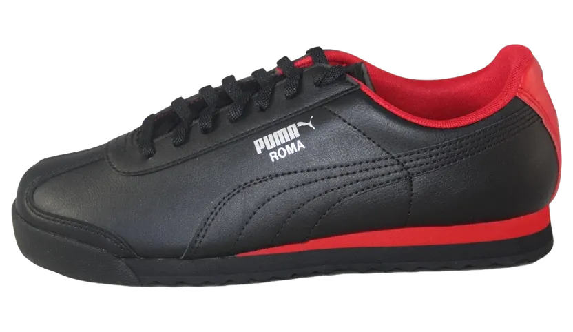 Puma Roma Basic GS “Black/Red” (354259-45)