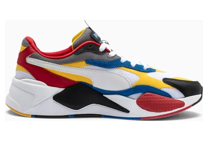 Puma RS-X3 Puzzle White Yellow (371570-04)