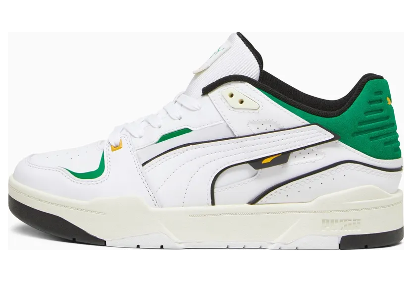 Puma Slipstream Bball White/Green (393266-01)