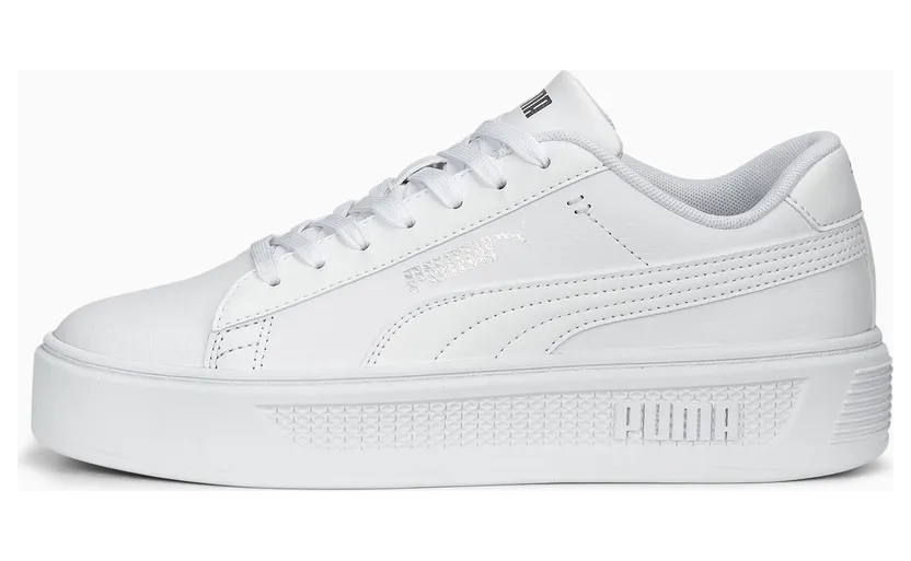 Puma Smash Platform v3 Damen Weiß (390758-01)