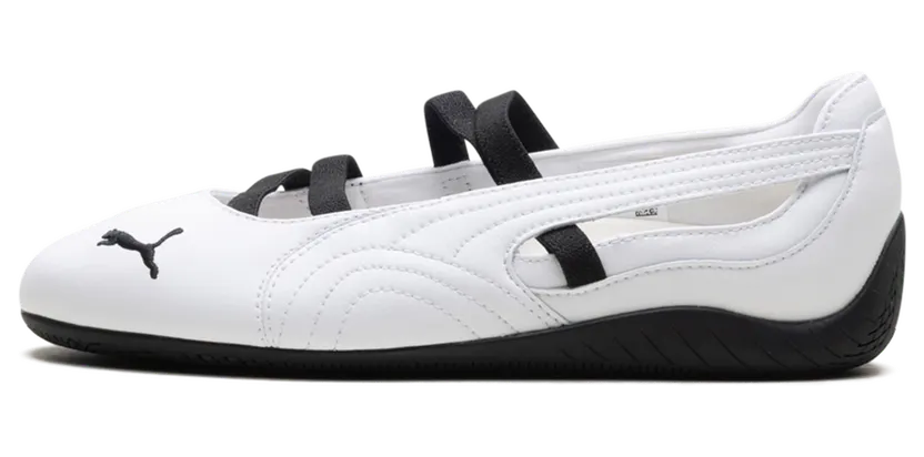 Puma Speedcat Ballet Leather “White Black” (403587-01)