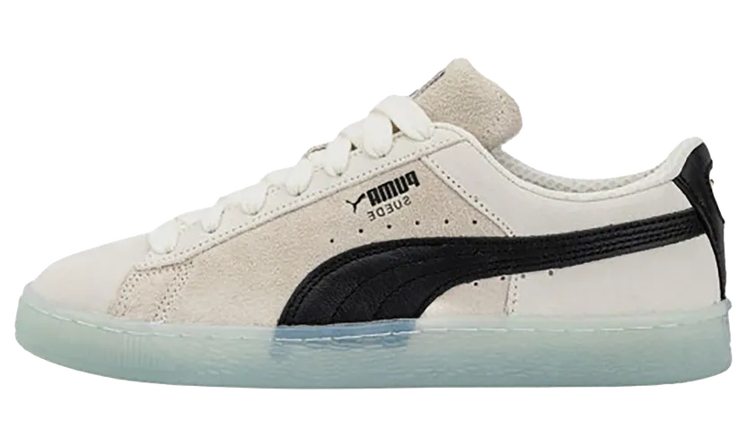 Puma Suede Classic Mist “White/Black/Light Blue” (399543-01)