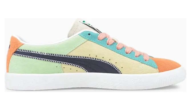 Puma Suede VTG mit Colorblocking Weiß (383780-01)