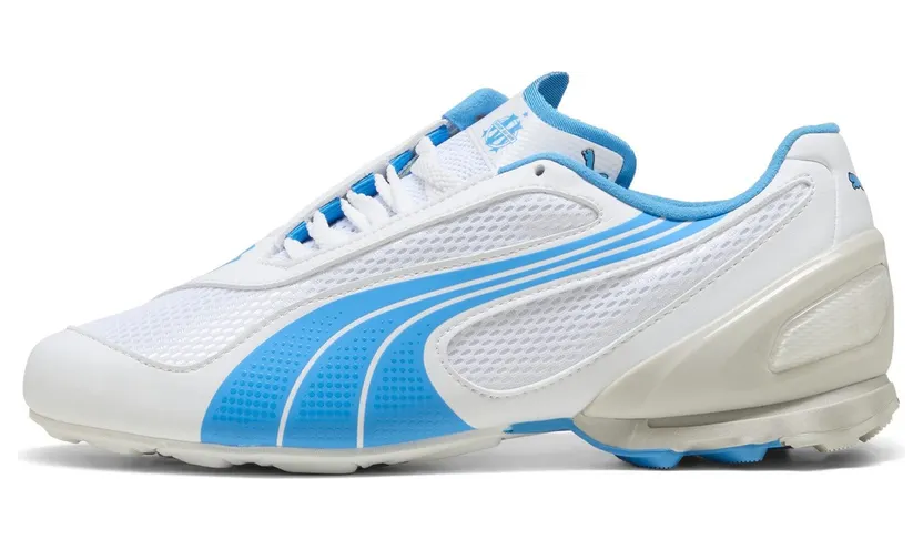 Puma V-S1 Olympique Marseille “Puma White / Bleu Azur” (406319_01)