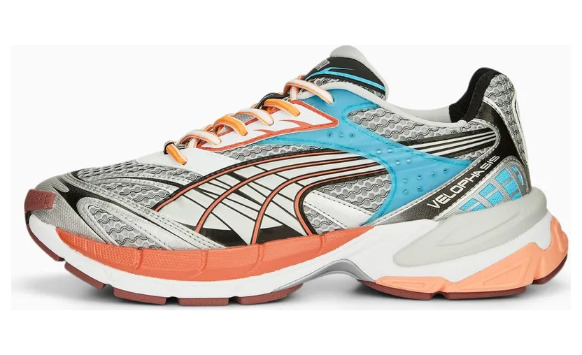 Puma Velophasis Phased Grey/Red – “White / Grey / Multi” (389365-02)