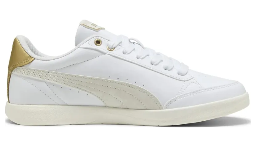 Puma Vikky Star DayINight Sneaker Women 01 – PUMA white/vapor gray/PUMA gold 42.5 Women, White (402602)