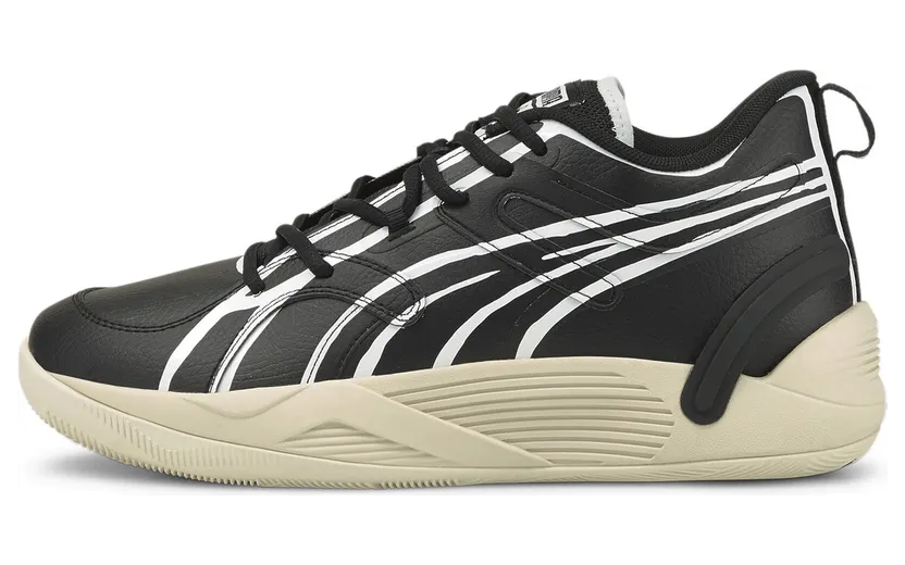 Puma x Joshua Vides TRC Blaze Court Basketball Shoes White/Black (377134-01)