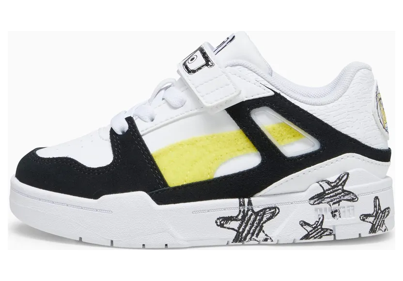Puma x SPONGEBOB SCHWAMMKOPF Slipstream Kinder Schwarz (393894-01)