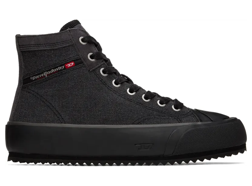 Diesel Gray S-Principia Mid Sneakers (Y02966P1473)