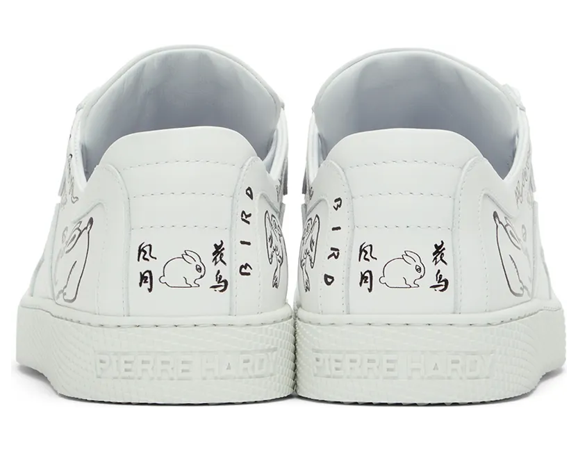 Pierre Hardy Shinsuke Kawahara Editon White Usagi 104 Sneakers (VX02) (2)