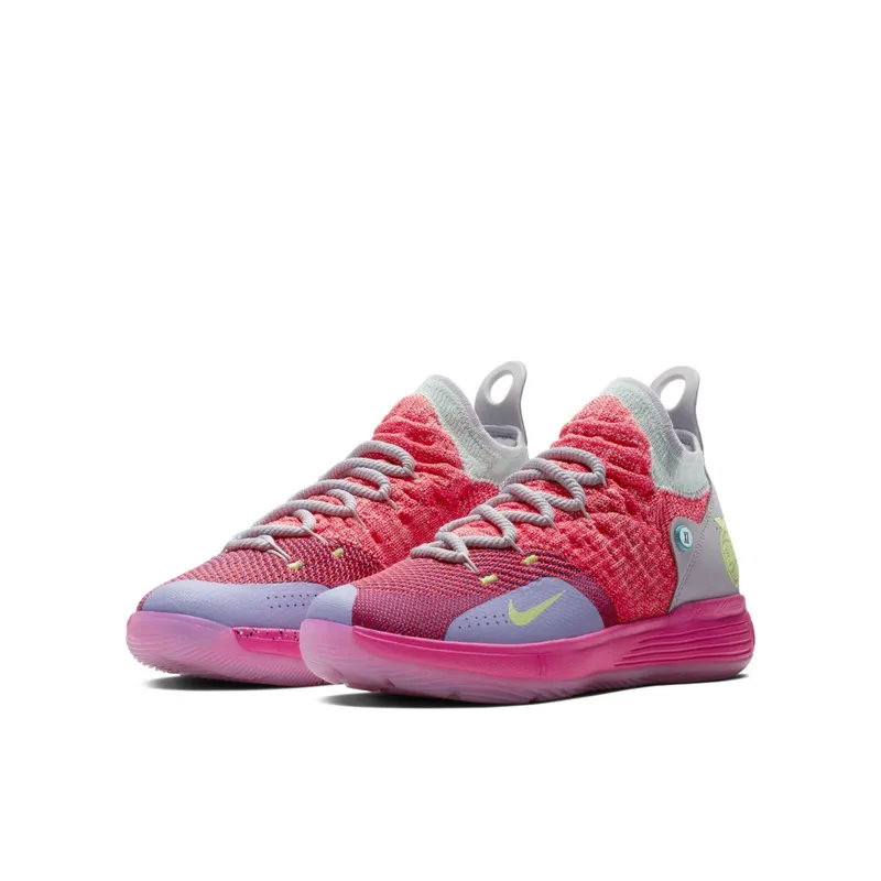Nike KD 11 EYBL (GS) Hot Punch/Lime Blast-Pure Platinum (AH3465-600)