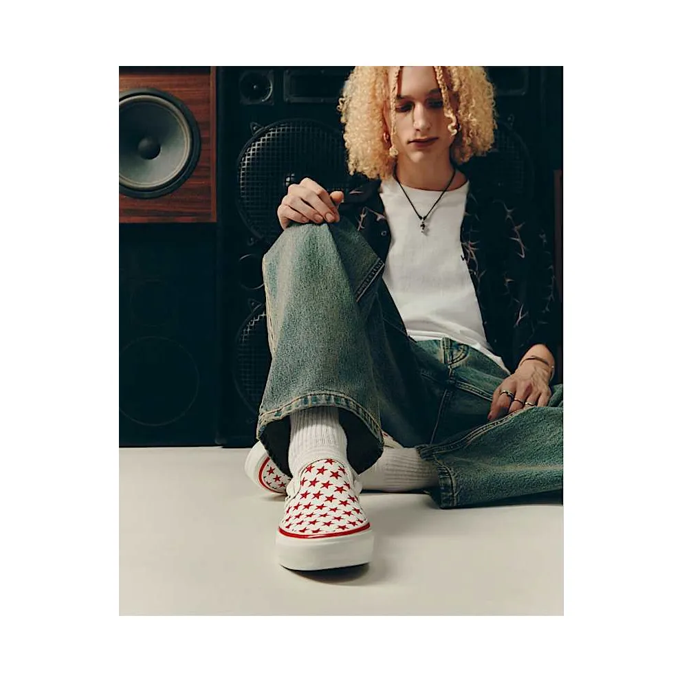 Vans Classic Slip-On 98 LX “STARS RACING RED / MARSHMALLOW” (VN000Z7ZBOP)