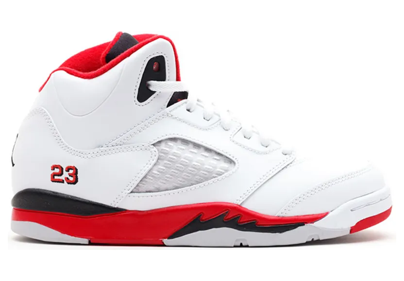 Jordan 5 Retro Fire Red Black Tongue 2013 (PS)