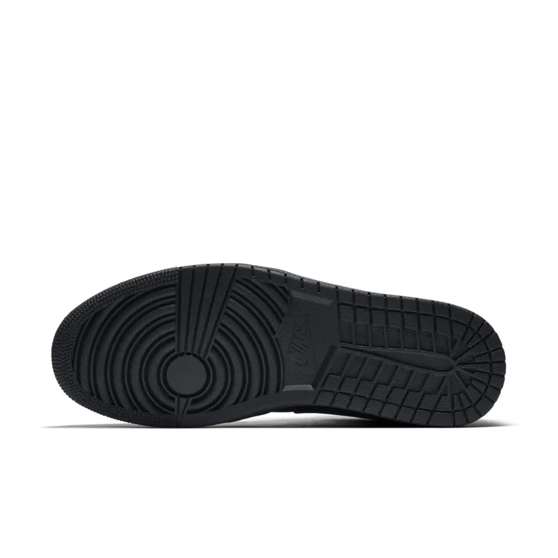 Jordan 1 Mid Triple Black (2018) Black/Dark Grey-Black (554724-050)