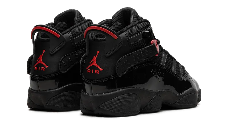 Jordan 6 Rings GS “Black Varsity Red” (323419-026)