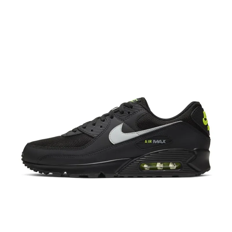 Nike Air Max 90 Black Volt Light Smoke Grey Black/Volt-Light Smoke Grey (CV1634-001)