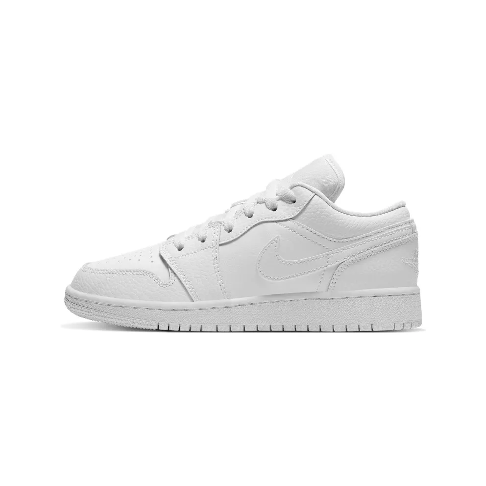 Nike Jordan 1 Low White (GS) White/White/White (553560-130)