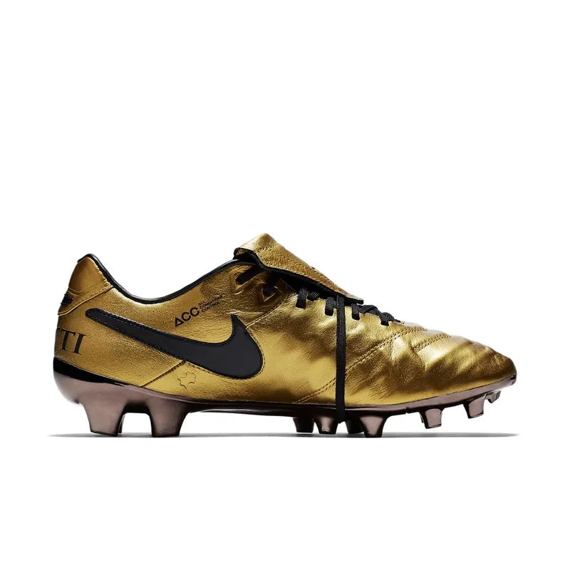 Nike Tiempo Legend VI SE FG Totti x Roma Metallic Gold/Team Crimson-Black (AA0612-706)