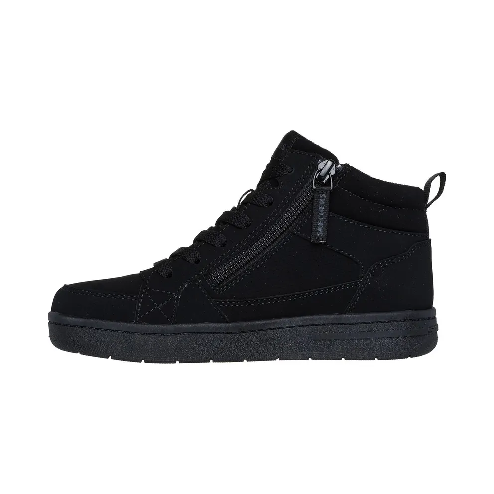 Skechers Smooth Street Cozy Zip “Black” (405618LBBK)