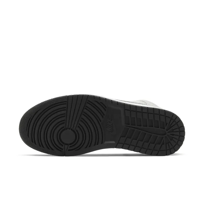 Jordan 1 Mid SE Disco Metallic Silver (W) Silver/White-Black (CU9304-001)