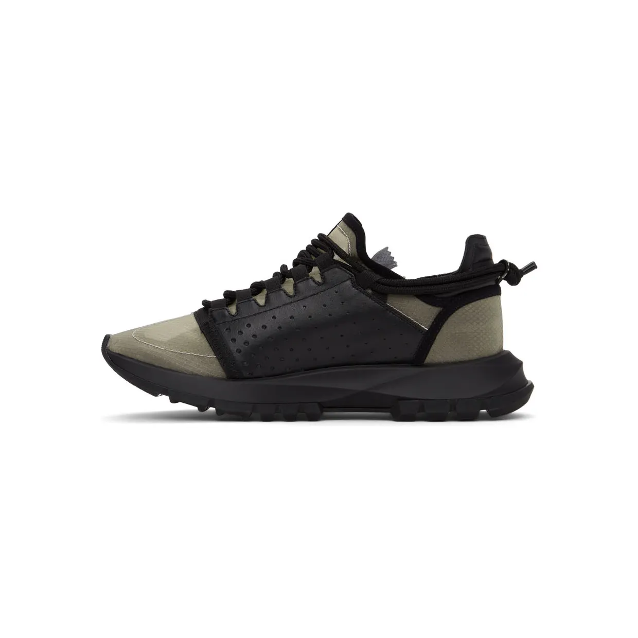 Givenchy Black & Grey Spectre Zip Sneakers (BH003MH14T) (3)