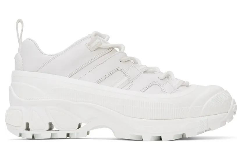 Burberry White Leather Arthur Sneakers (8037246)