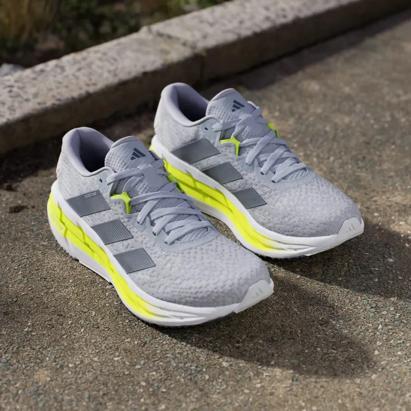 Adidas Adistar 4 Running Shoes Halo Silver / Onix / Solar Slime (JR0314)