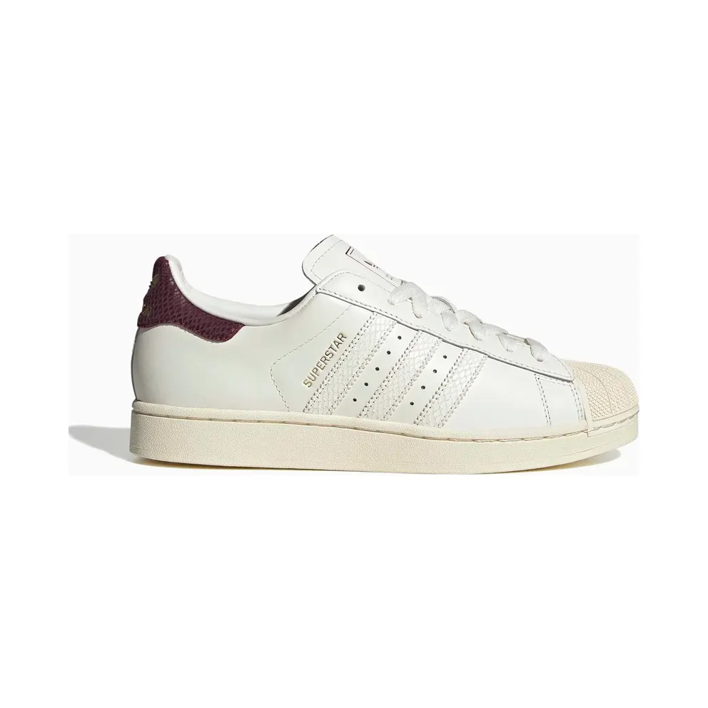 adidas Superstar II “Core White / Maroon / Cream White” (LB5475)