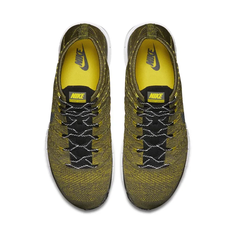Nike Free Flyknit Chukka Tarp Green Gold (639700-300)