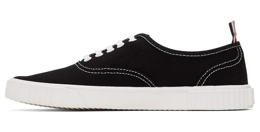 Thom Browne Black Canvas Heritage 001 BLACK (MFD201B-01588) (3)