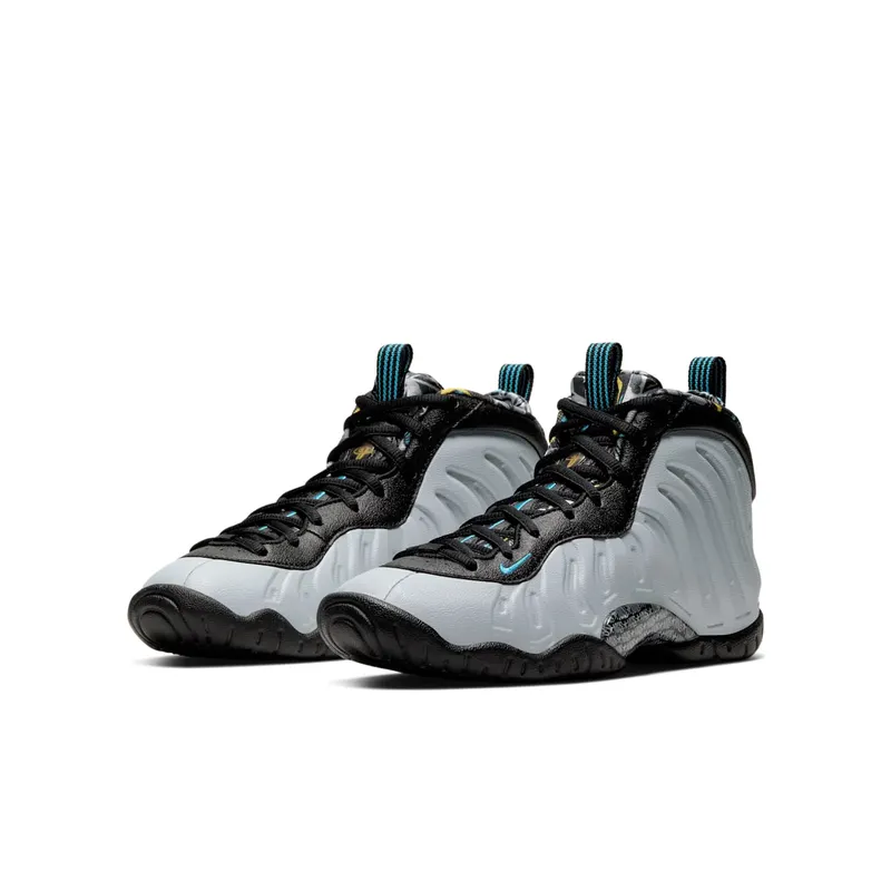 Nike Air Foamposite One Graffiti (GS) Muslin/Lavender Mist-Hyper Crimson-Volt (644791-009)