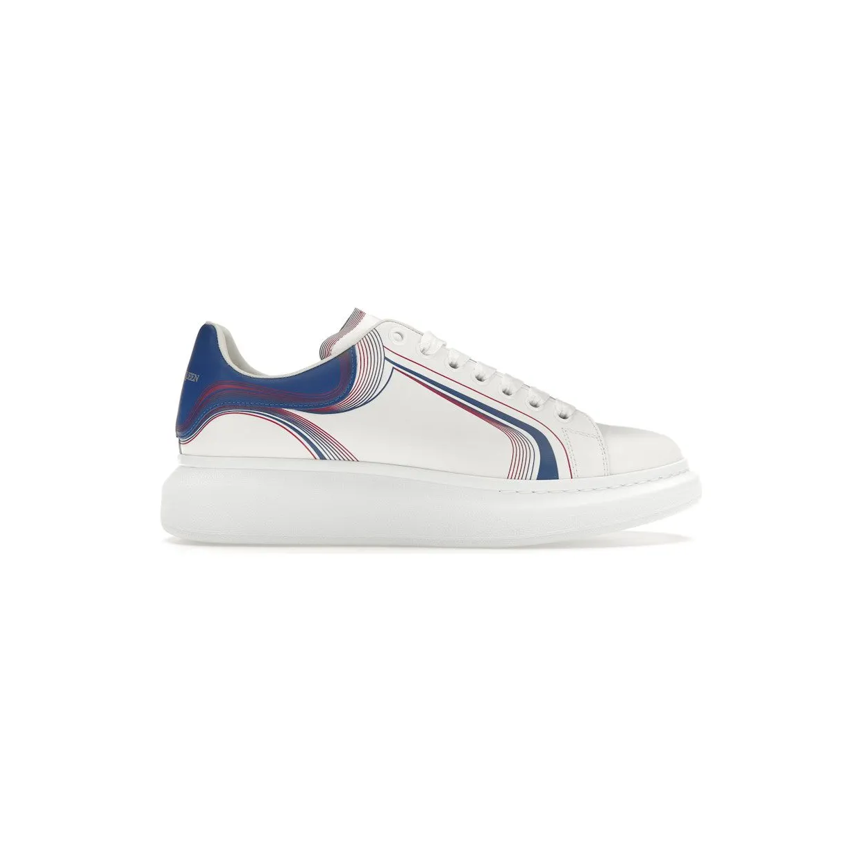 Alexander McQueen Oversized White Galactic Blue (750336WIDJQ8833)