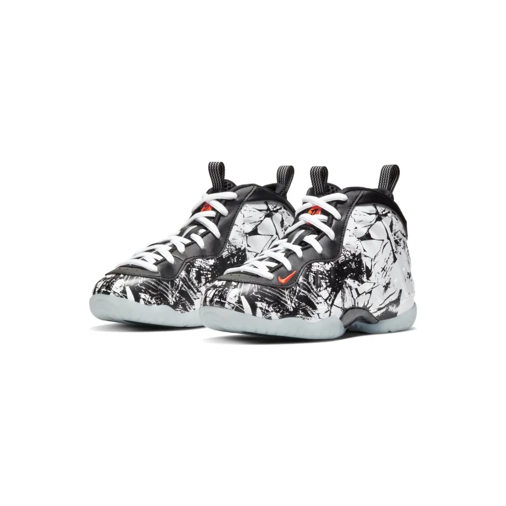 Nike Air Foamposite One Shattered Backboard (PS) Black/White-Total Orange (723946-011)