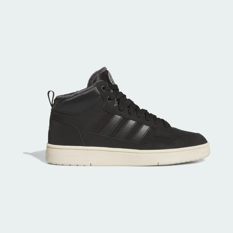 adidas Rapid Court Mid Winterized “Core Black / Carbon / Cream White” (JR1026)