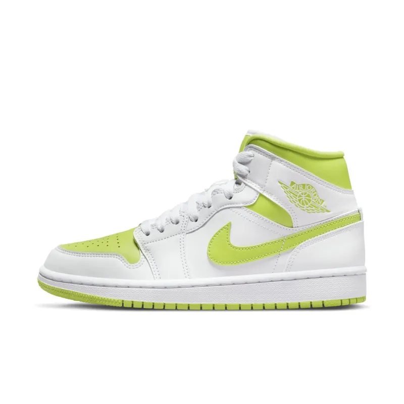 Jordan 1 Mid White Lime (W) (BQ6472-131)