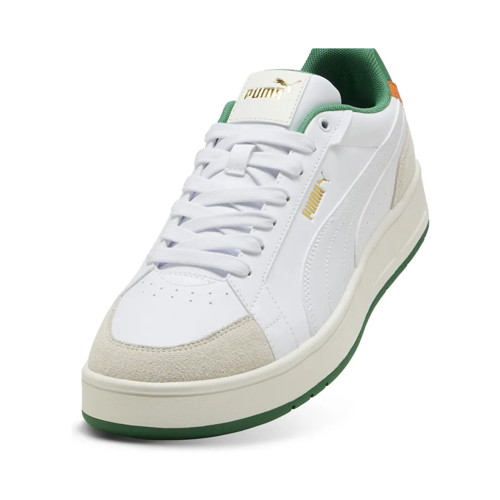 Puma Court Classico Sport “Warm White / Puma White / Archive Green” (400731_03)