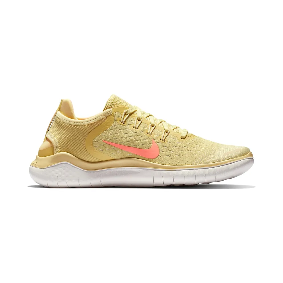 Nike Free RN 2018 Summer Lemon Wash (W) Lemon Wash/Crimson Pulse-Sail-Fossil-Buff Gold (AO1911-700)