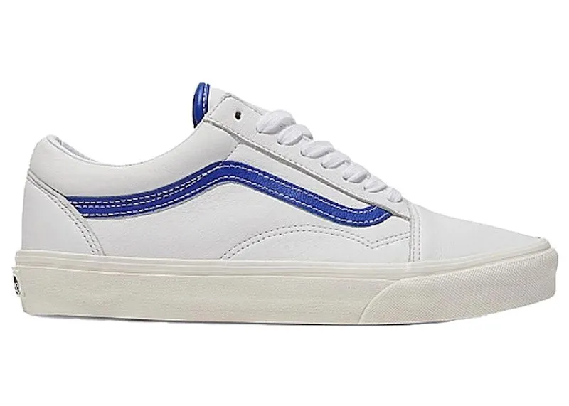 Vans Old Skool Leather White Blue (VN0007NTZ5D)