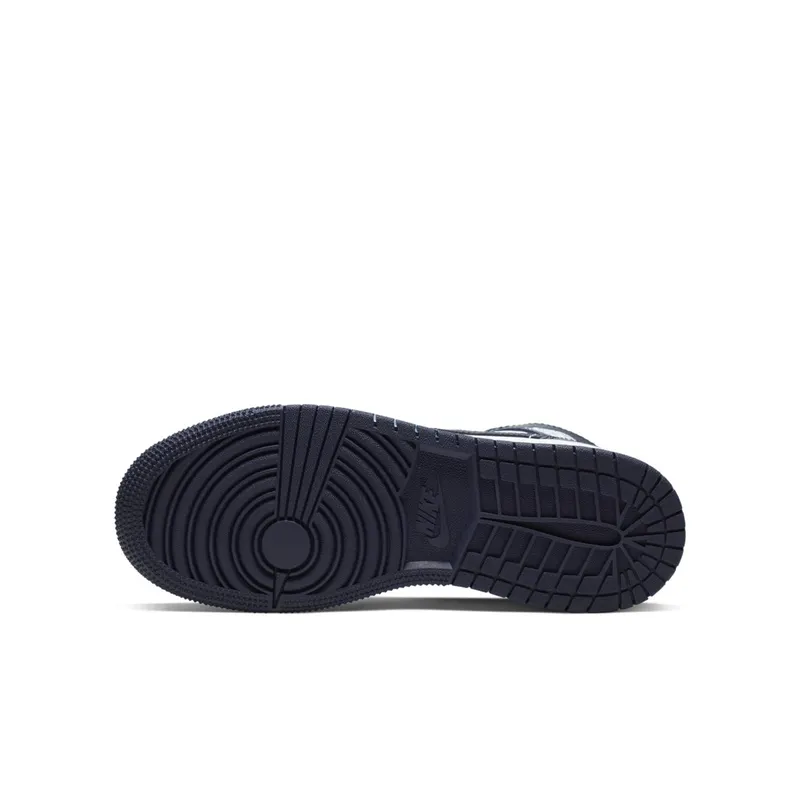 Air Jordan Nike AJ I 1 Mid Obsidian (GS) (2019) (554725-174)