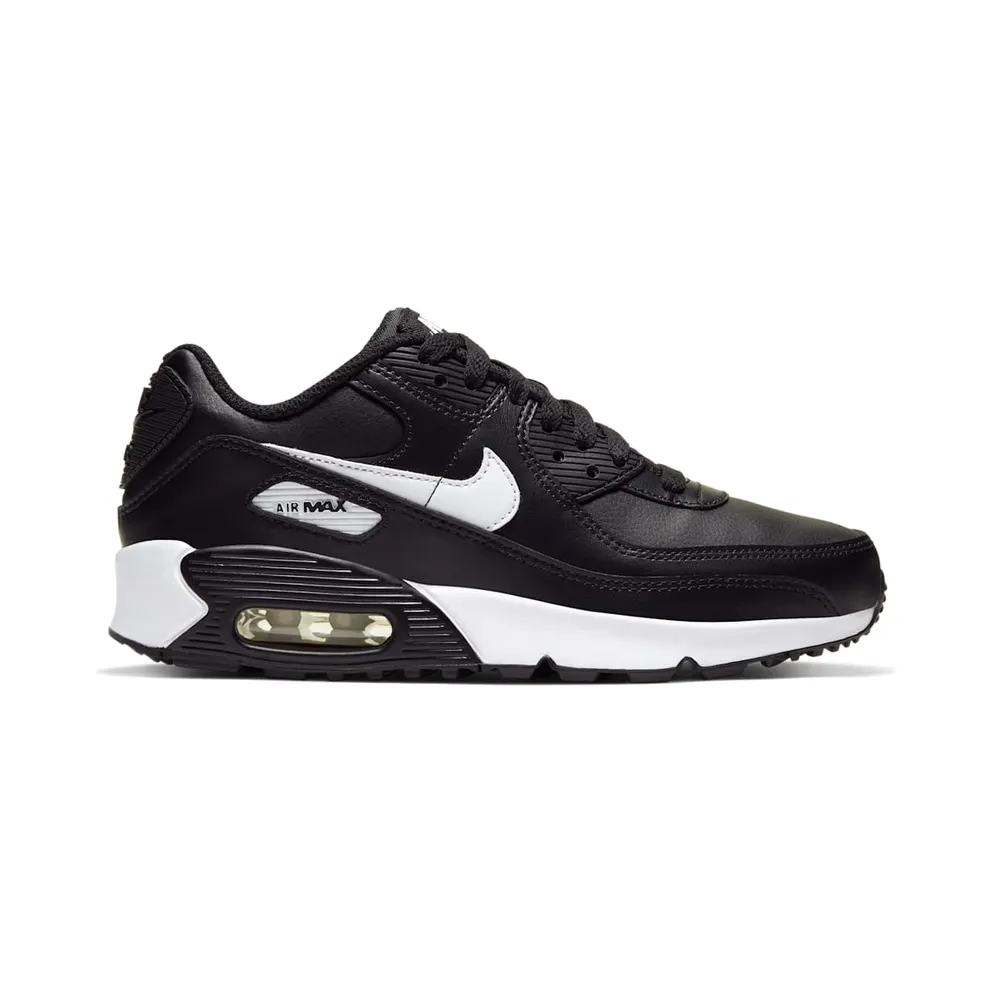 Nike Air Max 90 Recraft Black White (GS) Black/Black-White (CD6864-010)