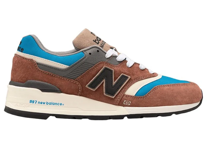 New Balance 997 MiUSA Elevated Basics Brown Blue White (M997S0E)