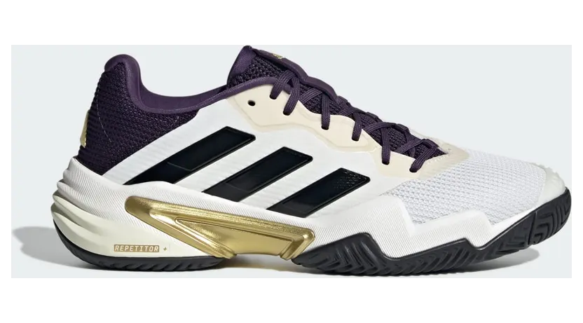 adidas Barricade 13 Core White Core Black Aurora Plum (JR1499)