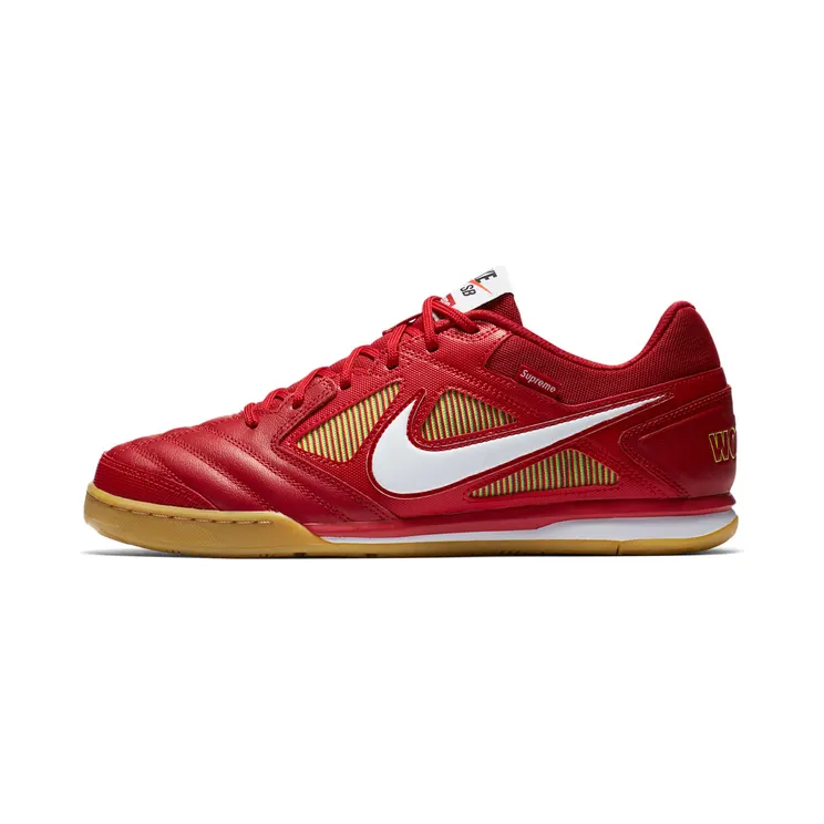 Nike SB Gato Supreme “Gym Red / Cyber / Gum Light Brown / White” (AR9821-600)