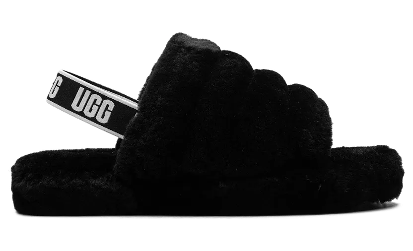 ugg-fluff-yeah-slide 1098494K-BLK