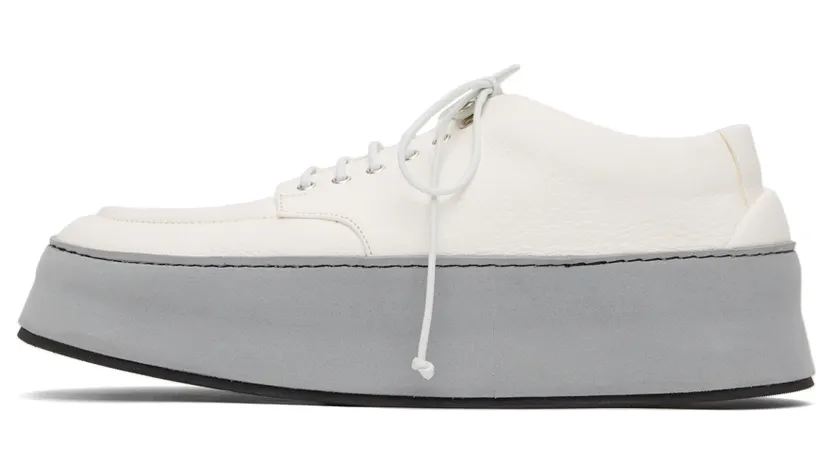 Marsèll White & Grey Cassapana Sneakers (MM4130 188110H211) (3)
