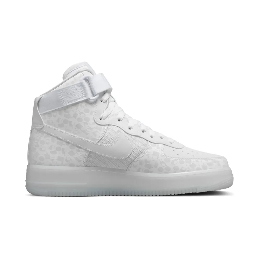 Nike Air Force 1 High Stash (AF100) White/White-White (AO9296-100)